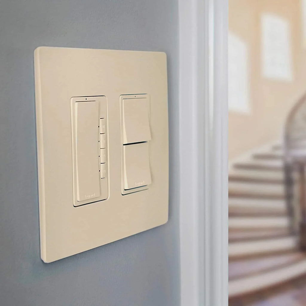 Legrand  Pass & Seymour Radiant 2 Single-Pole Switch, 15A, Light Almond - Quantity 6