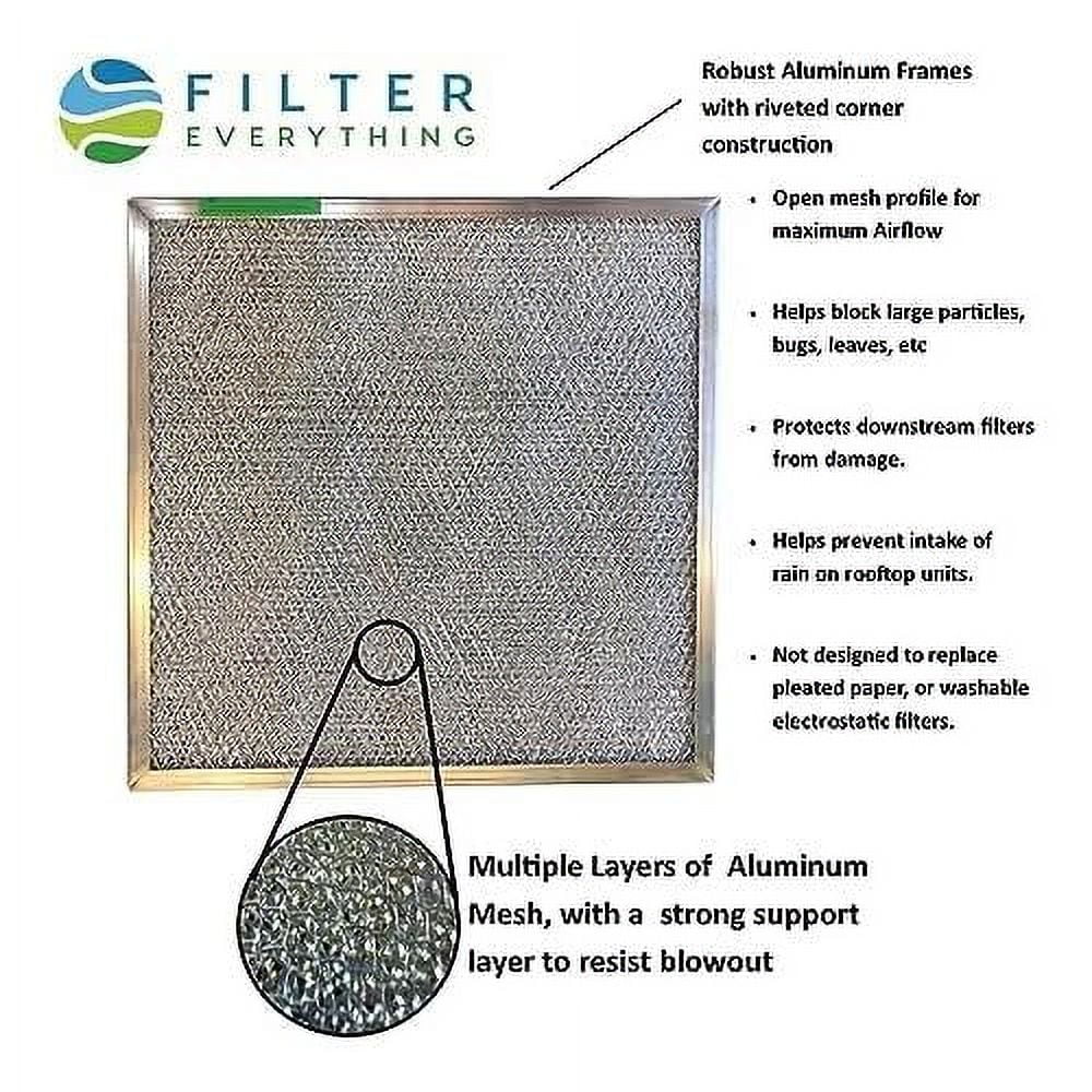Washable Aluminum Air Filter - 20  25  1