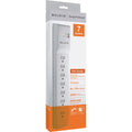 Belkin 7-Outlet SurgeMaster Surge Protector 7 x  Power - 1875  - 2320  - 125   Input - 125   Output - Phone/Fax