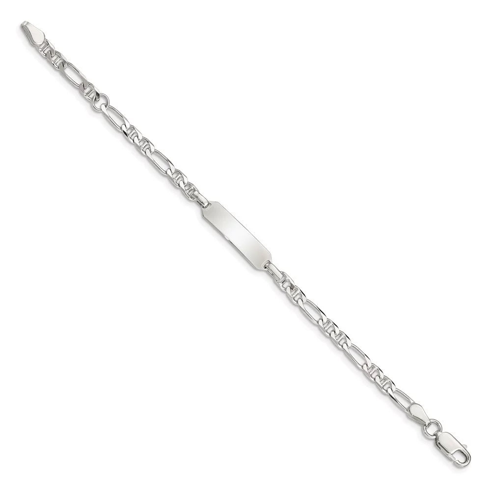 Auriga 925 Sterling Silver Id Anchor Link Bracelet 6inch for Women