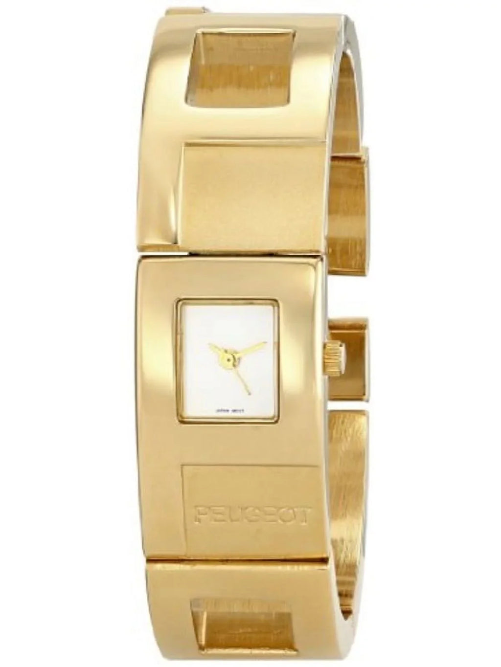 Peugeot Women's 750G Gold-Tone Watch with Cuff Bracelet