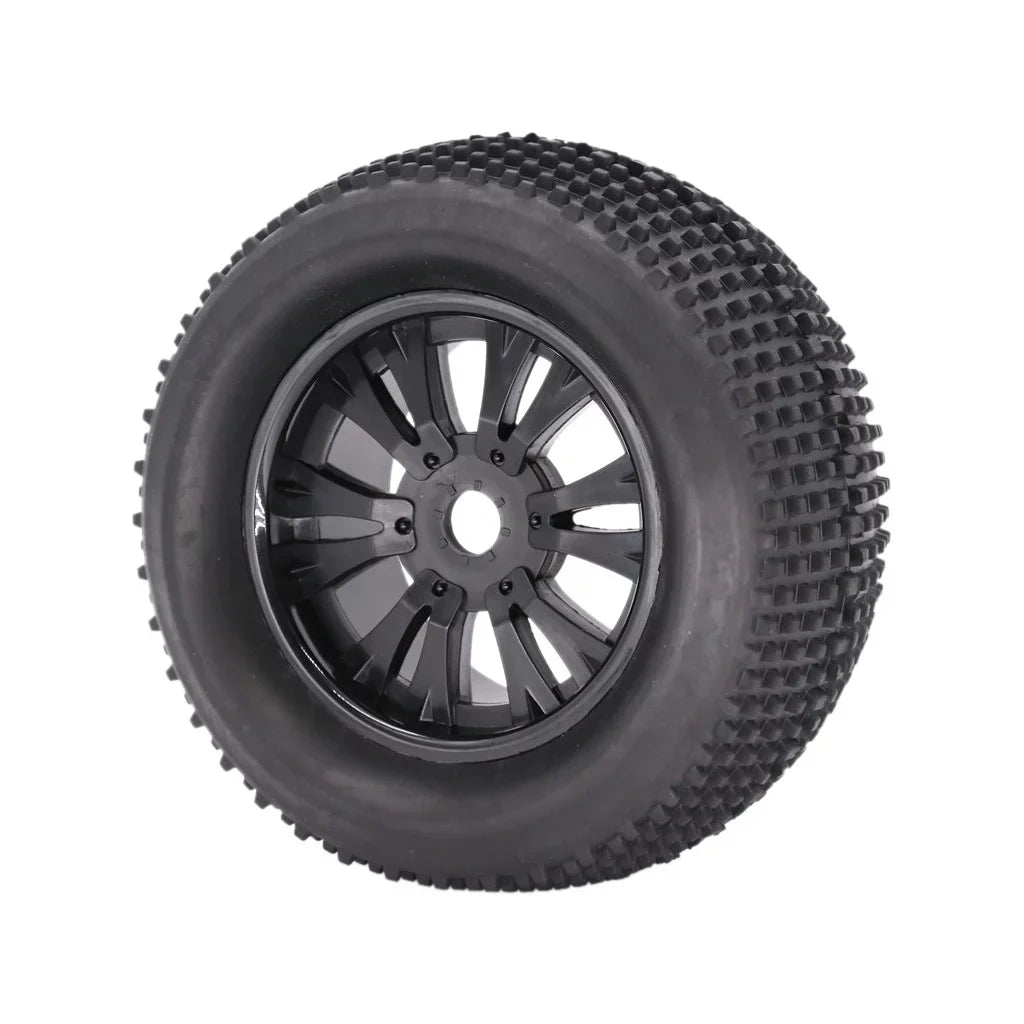 ZiSUGP 2pcs 140mm Truck Wheel Rim and Tire For 1/8 Traxxas    Crawler Car Car Tracks for Men Electric