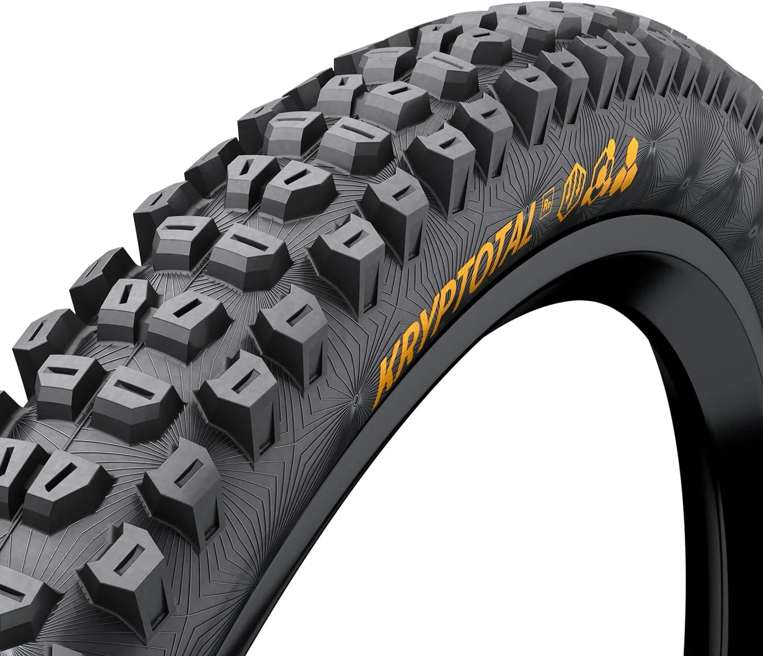 Kryptotal Rear Mountain Bike Tire - Tubeless, Folding, Black, Soft, Downhill Casing, , 27.5"  2.4 Or 29"  2.4
