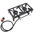 Tomshine Propane Gas Double Cast Iron Stove for Patio Camping  Cooking (Standard), Efficient Furnace for Cooking Enthusiasts