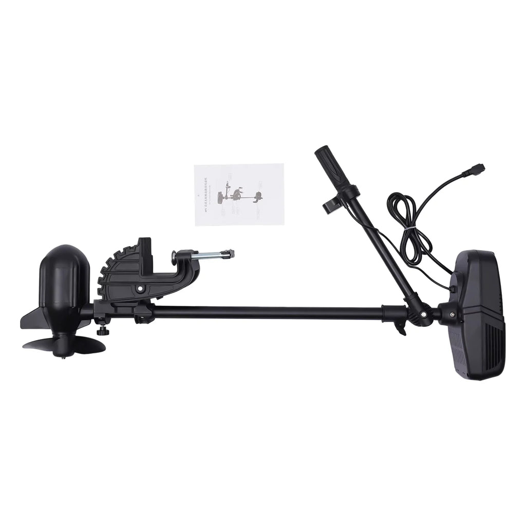 Aiqidi 48V 1400W Electric Trolling Motor Outboard Motor Fishing Boat Engine  Display 360° Rotatable Brushless Motor 2300RPM