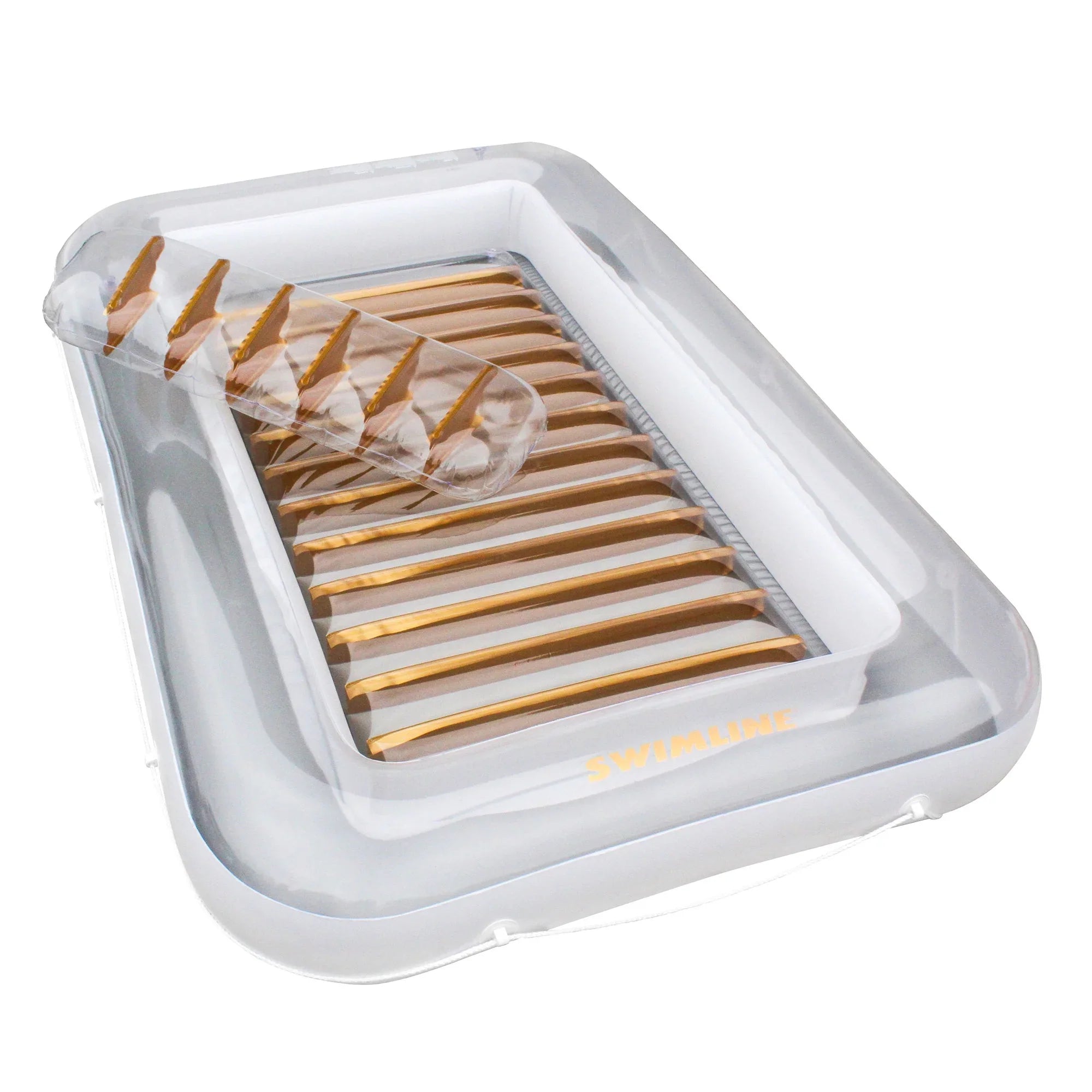 Swimline Luxe Edition Inflatable Suntan Tub Floating Pool Lounger, 3 Pack