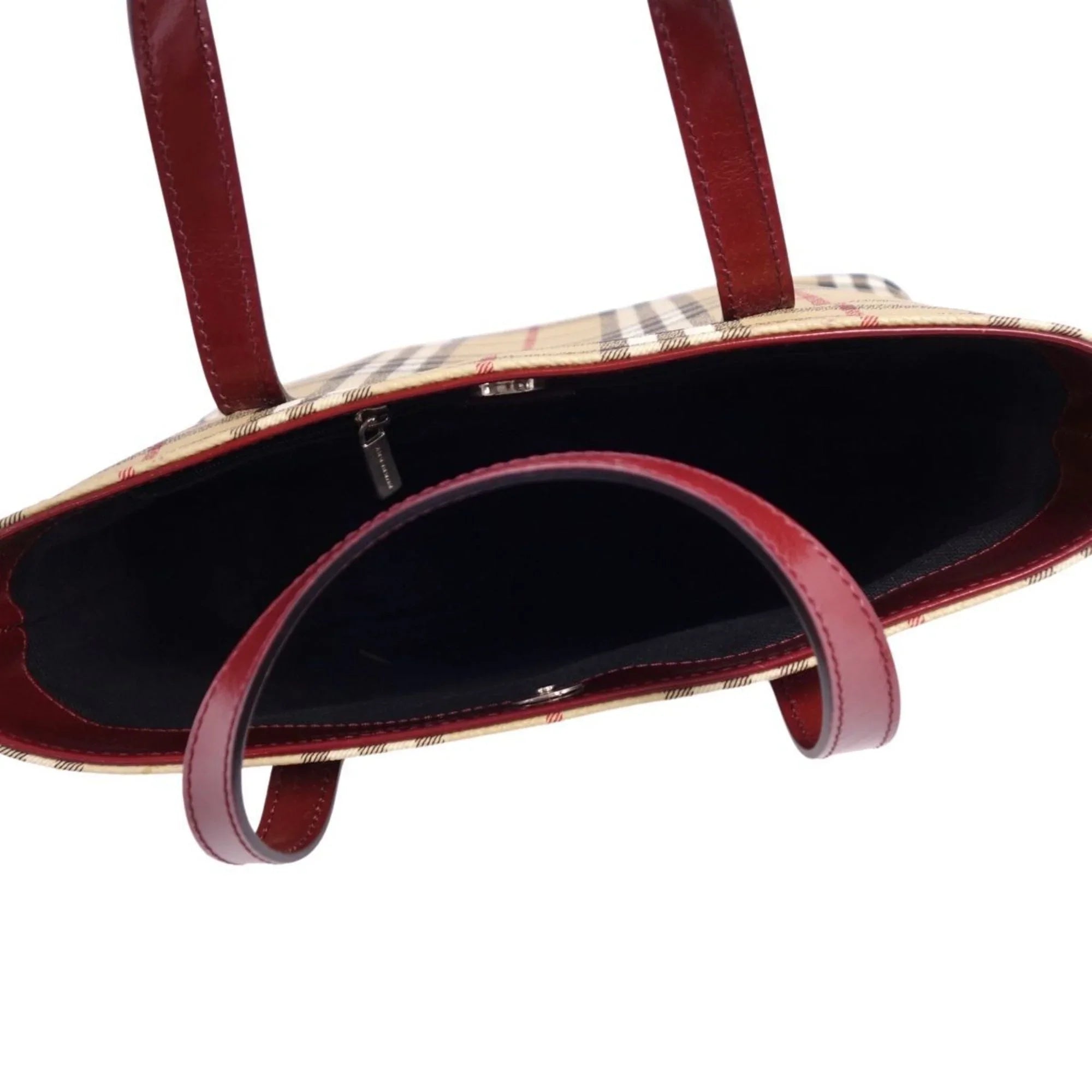 Pre-Owned Burberry London   Handbag Tote Bag Check Pattern Ladies Brown (Good)