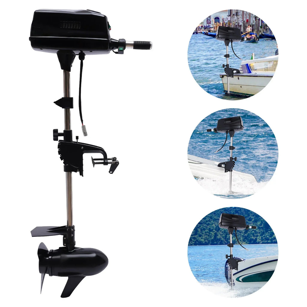 TOOL1SHOoo 48V Electric Outboard Engine with 8 Horsepower and 2200W for Aquaculture Fishing Outdoor Adventure