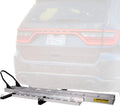 Aluminum Motorcycle Carrier with Loading Ramp, 2" receiver Hitch-Mounted Motorcycle Dirt Bike Scooter Carrier Hitch Rack Hauler Trailer