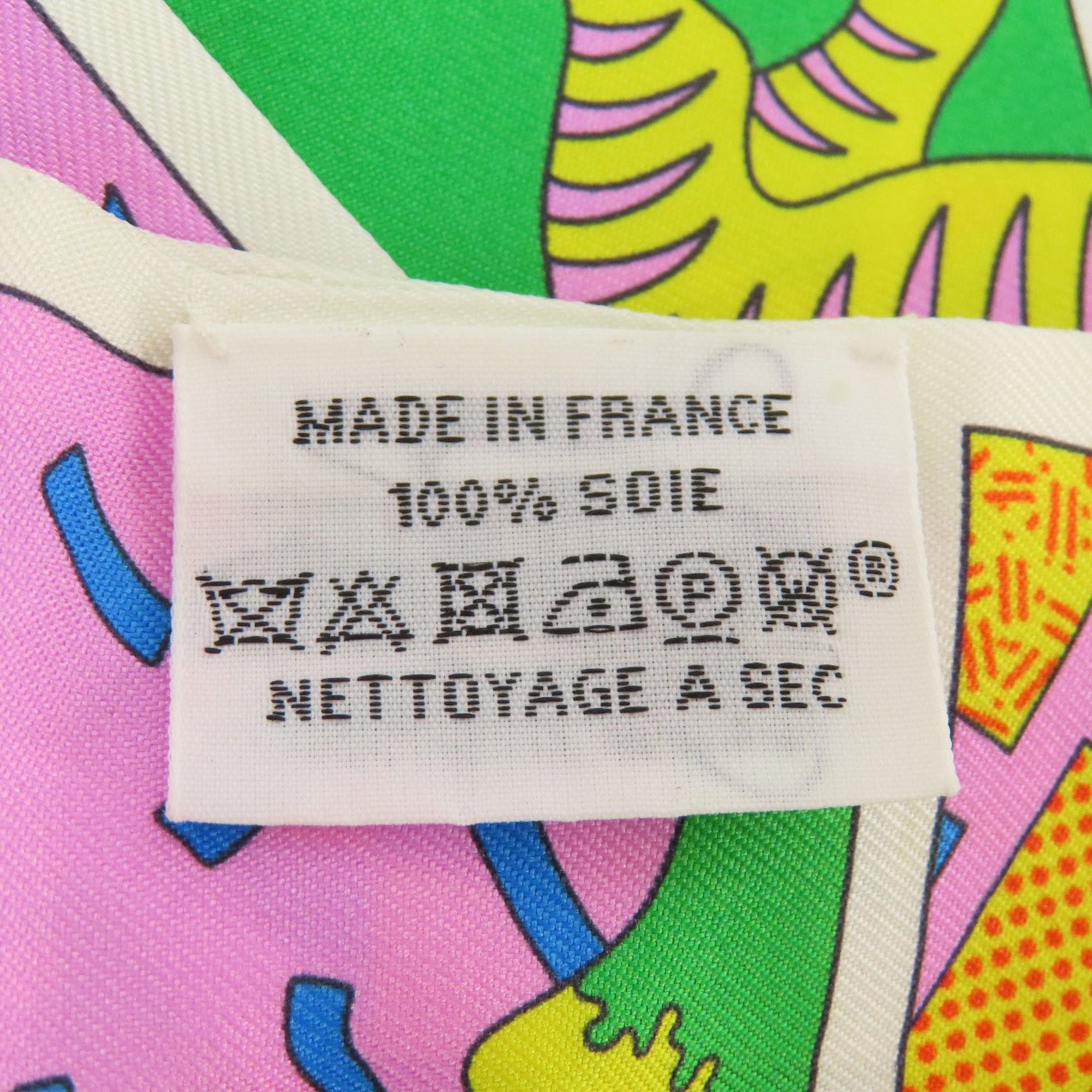 Pre-Owned Hermes Twilly Scarf Silk Women's  (Good)