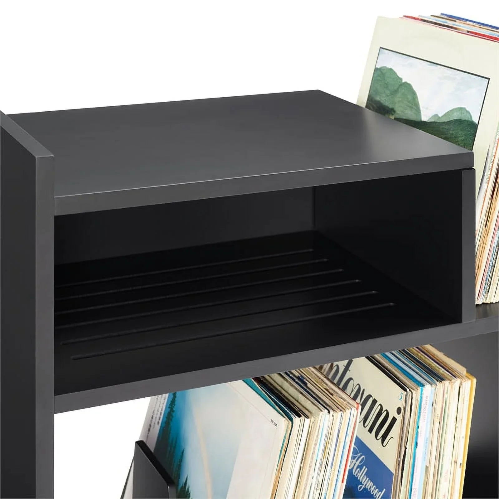 Crosley Furniture Portland Vinyl Record Storage Tv Stand and Entertainment Center, Media Console