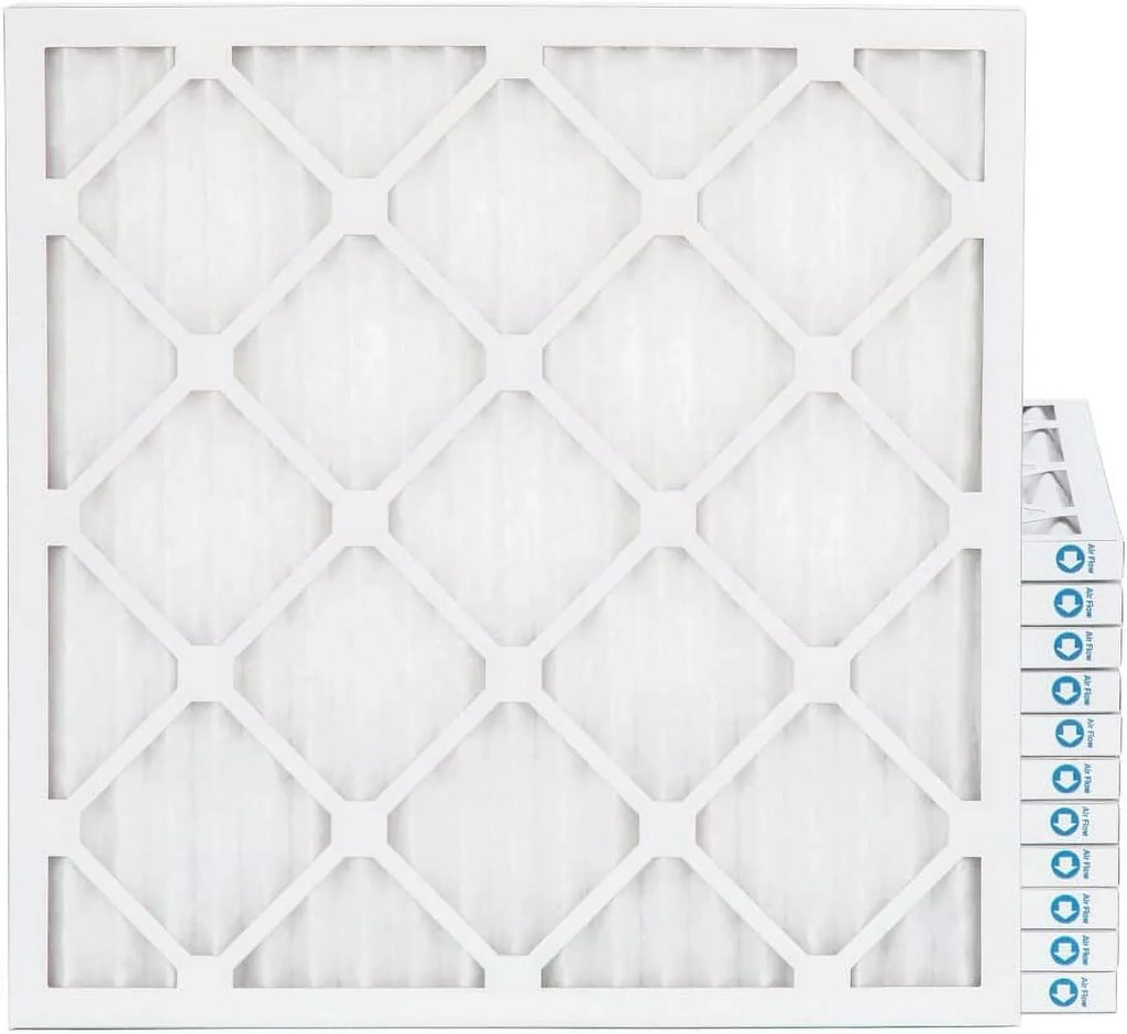 20X22x1  11,  1000 Pleated Furne 1" Air Filters By Pamlico. Case Of 12. Ext Size: 19-1/2  21-3/4  3/4