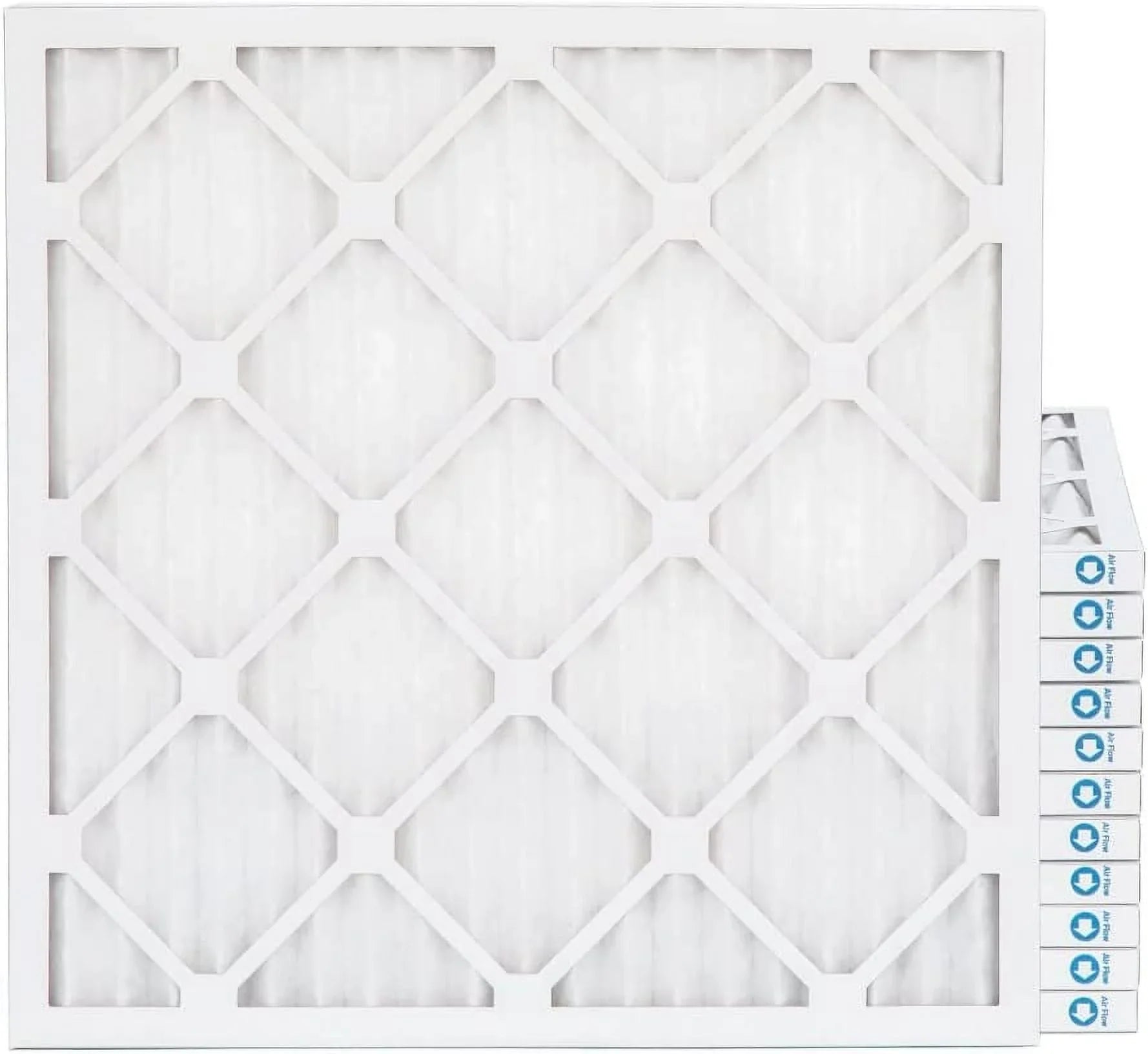 20X22x1  11,  1000 Pleated Furne 1" Air Filters By Pamlico. Case Of 12. Ext Size: 19-1/2  21-3/4  3/4