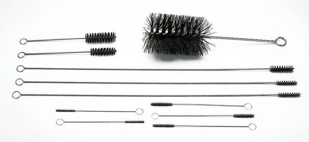 Moroso 61820 All Purpose Engine Cleaning Kit w/ 12 Nylon Wire Brushes, Black