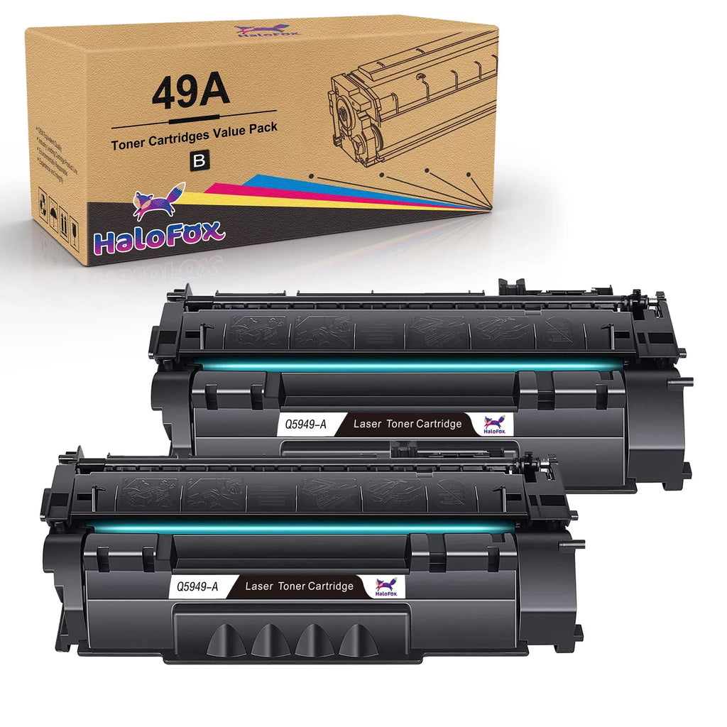 2 Black 49A |  Toner Cartridge Replacement for  1320 1320n 1320nw 1320tn 3390  3392  1160 Printer