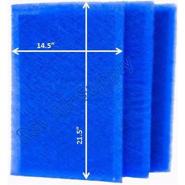 RayAir Supply 16x24 Dynamic Air Cleaner Replacement Filter Pads 16x24 Refills (3 Pack)