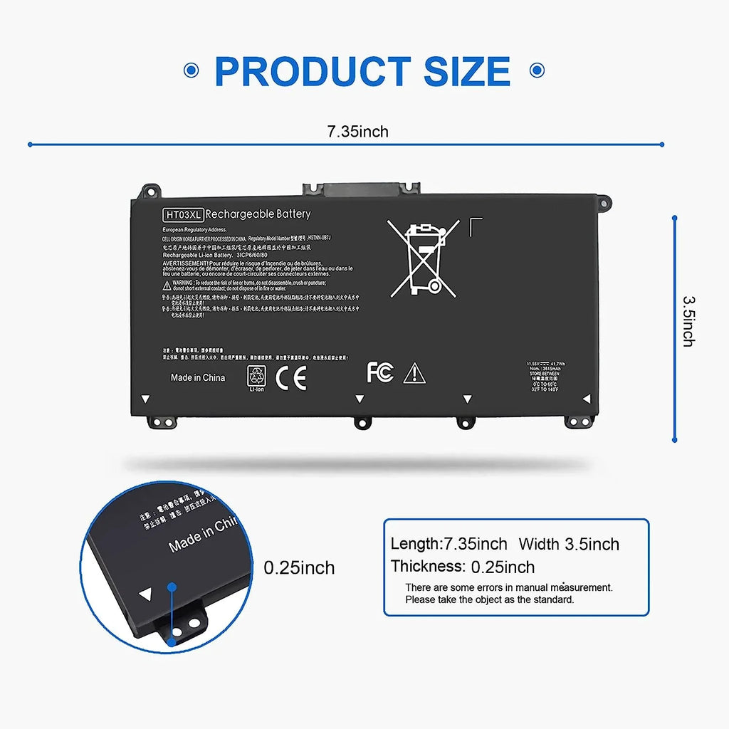 41.7Wh  -855 Laptop y for  Pavilion 14- 14- 14- 15- 240 245  14- 14-