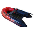 Inflatable Boat - Pre-Installed Slide Floor - 3-Person - 8.4 Feet - Red and Black
