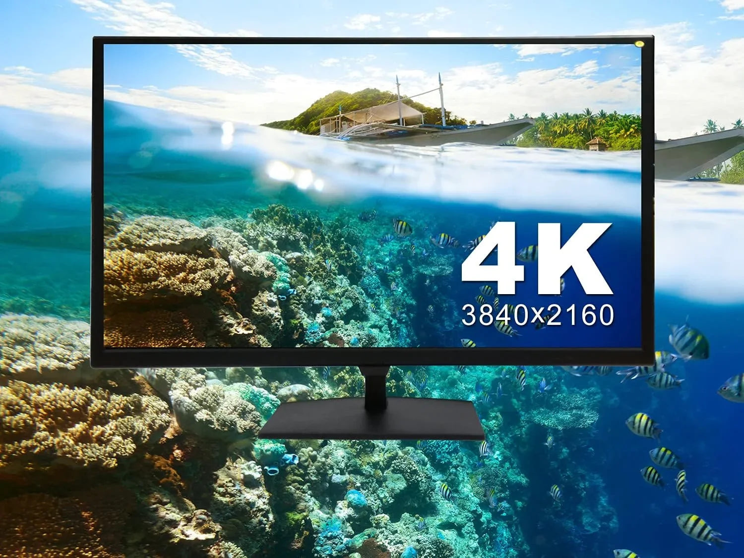 101AV 4K monitor 28" 4K2K  Pro Security Display 3840x2160 Home Office Gaming Monitor Supports 60Hz