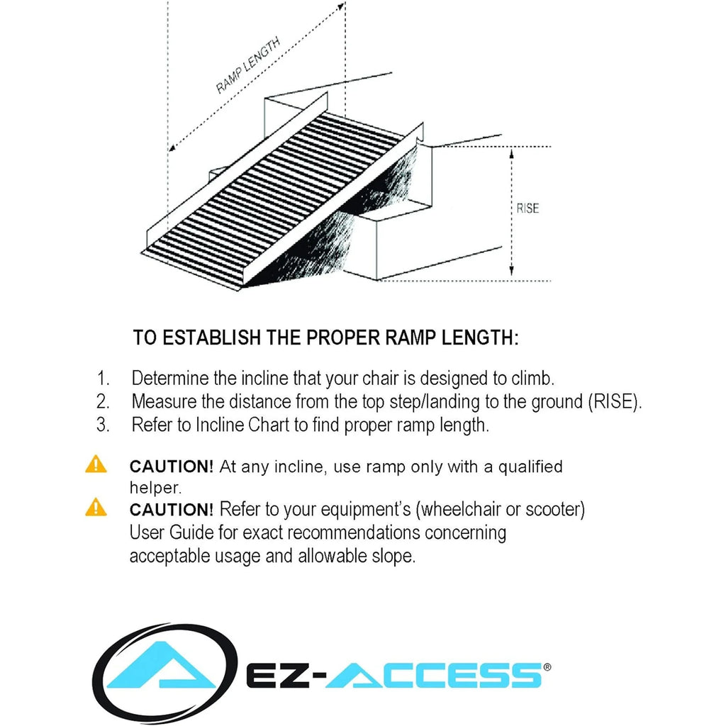 '-  3G 5 Foot Portable Wheelchair Ramp w/2 Line Handrails