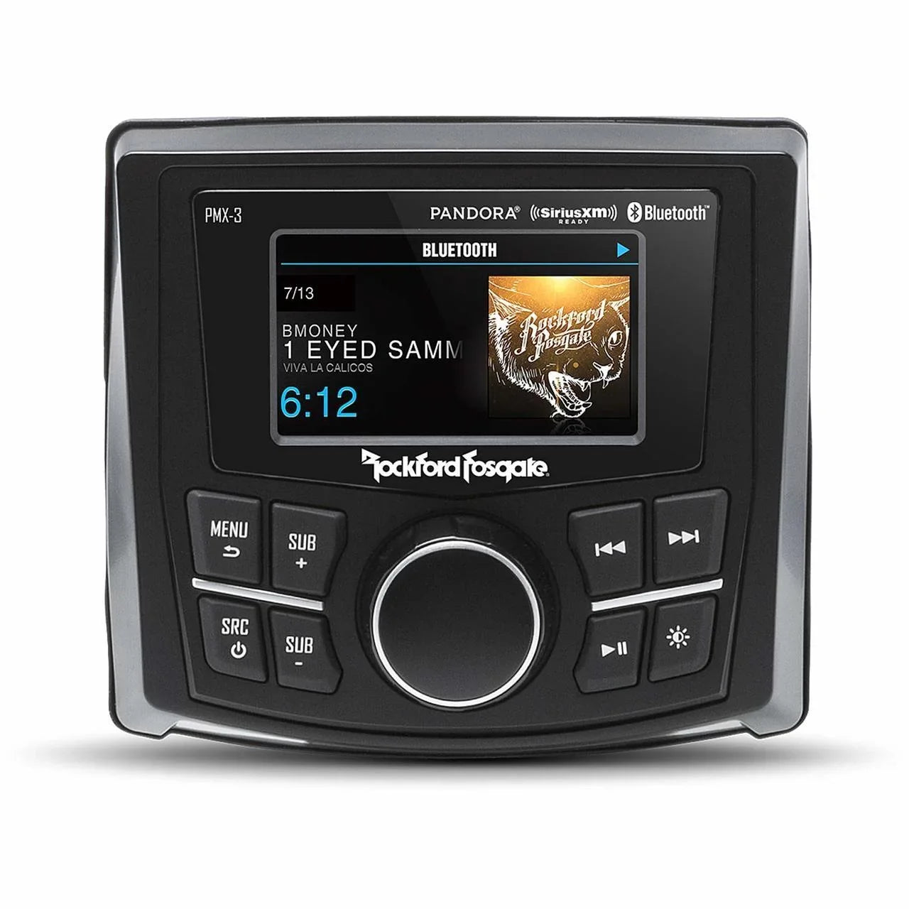 Rockford Fosgate -3 Compact Digital Media Receiver with 2.7" Display
