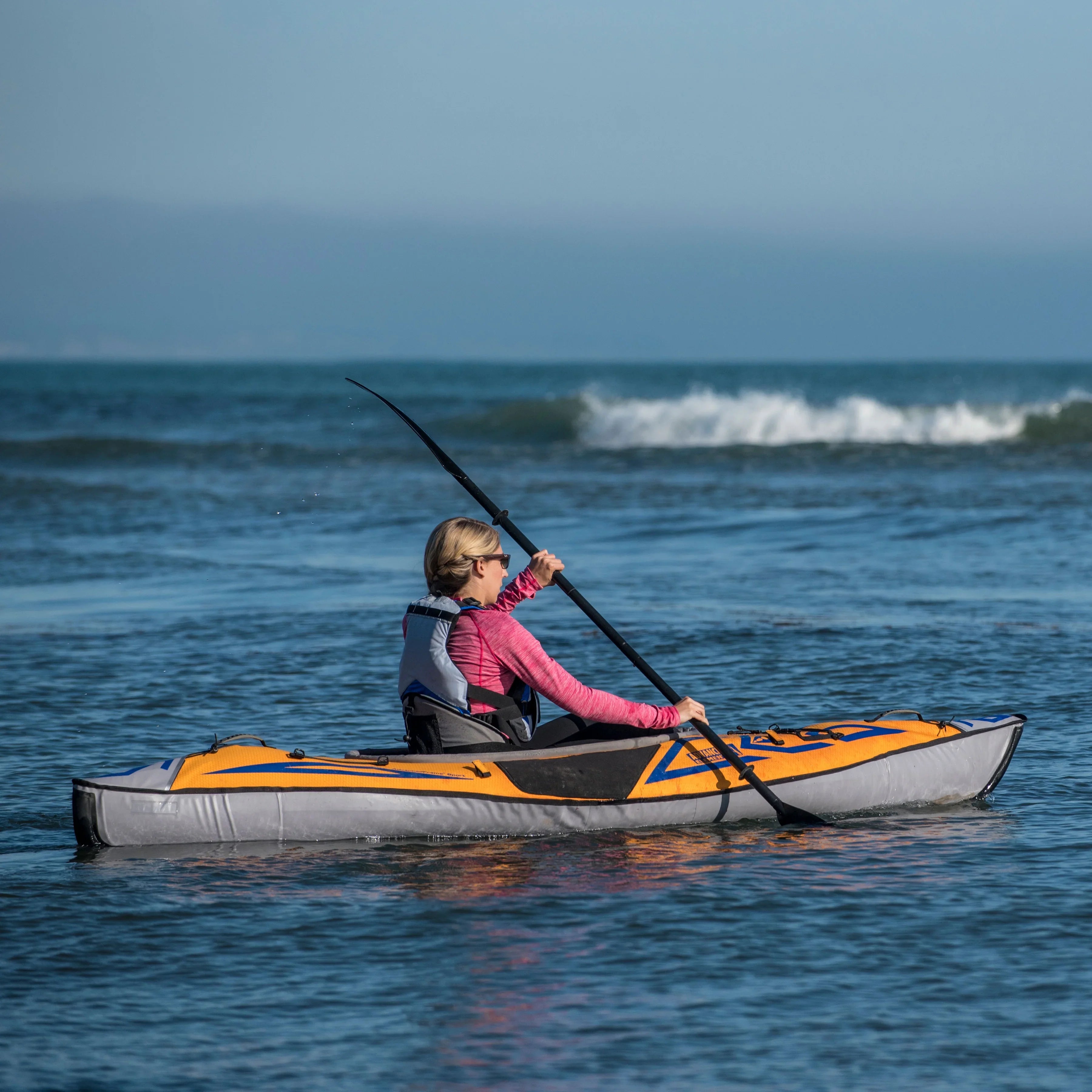 Advanced Elements AdvancedFrame® Sports - Inflatable Kayak with Pump - 10 ft - Orange