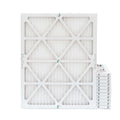 12 Pack of 15x20x1  10 Pleated Air Filters by Glasfloss. Actual Size: 14-1/2 x 19-1/2 x 7/8