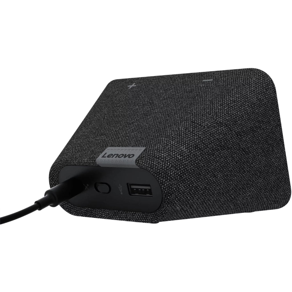 Lenovo 4" Smart Clock with the Google Assistant, Charcoal (Scratch And Dent Used)