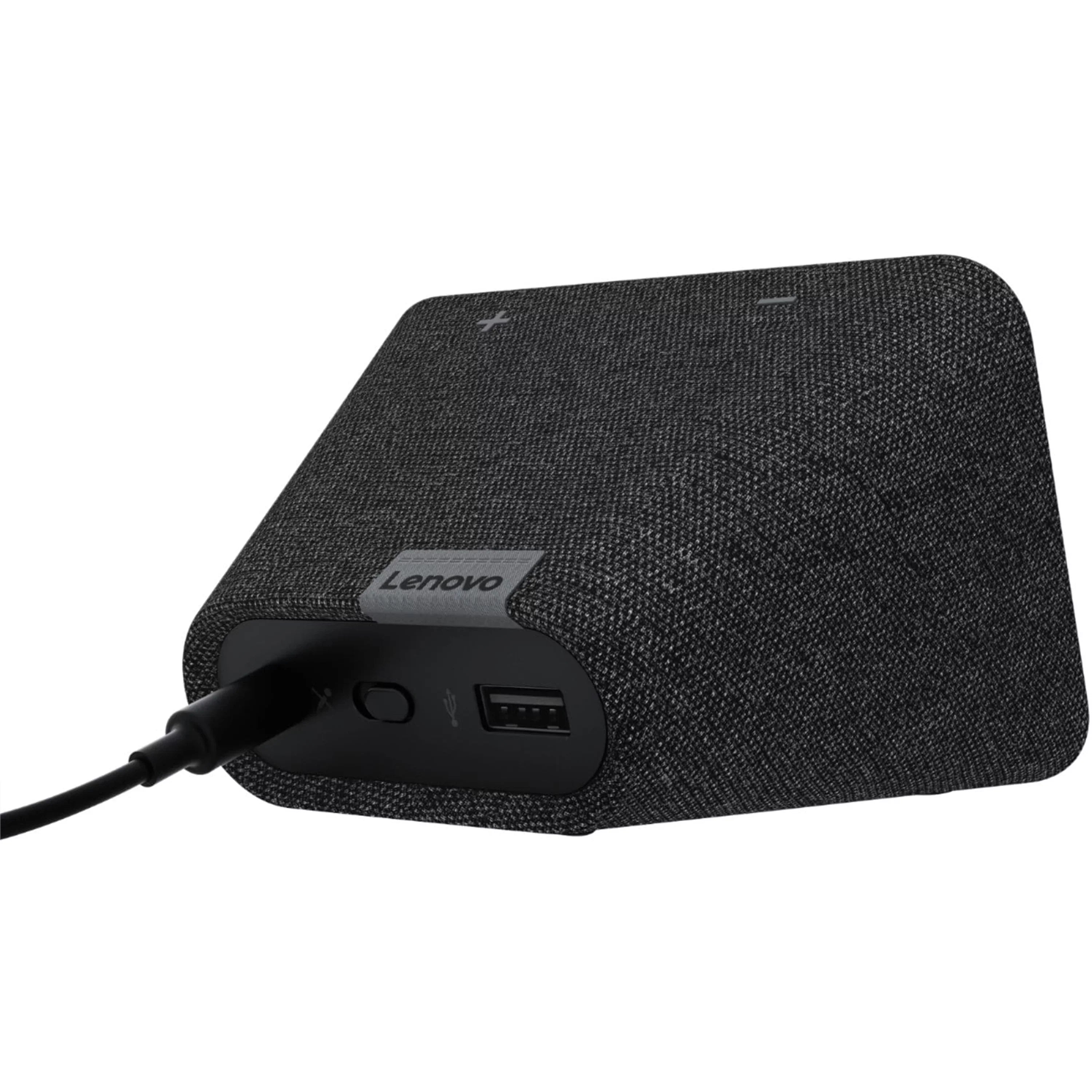 Lenovo 4" Smart Clock with the Google Assistant, Charcoal (Scratch And Dent Used)