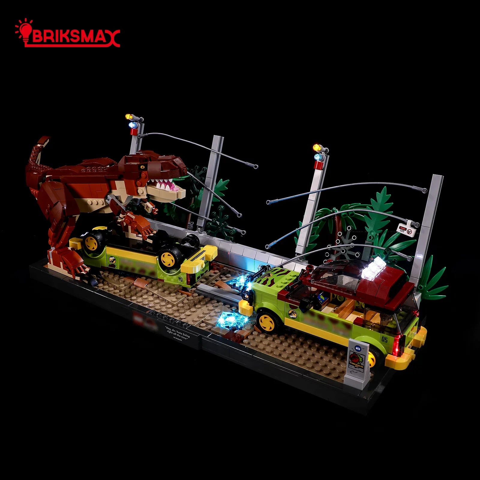 Led Light Kit for Legos Jurassic World™ . rex Breakout 76956 Building Blocks Model(Not Include the Building Model)