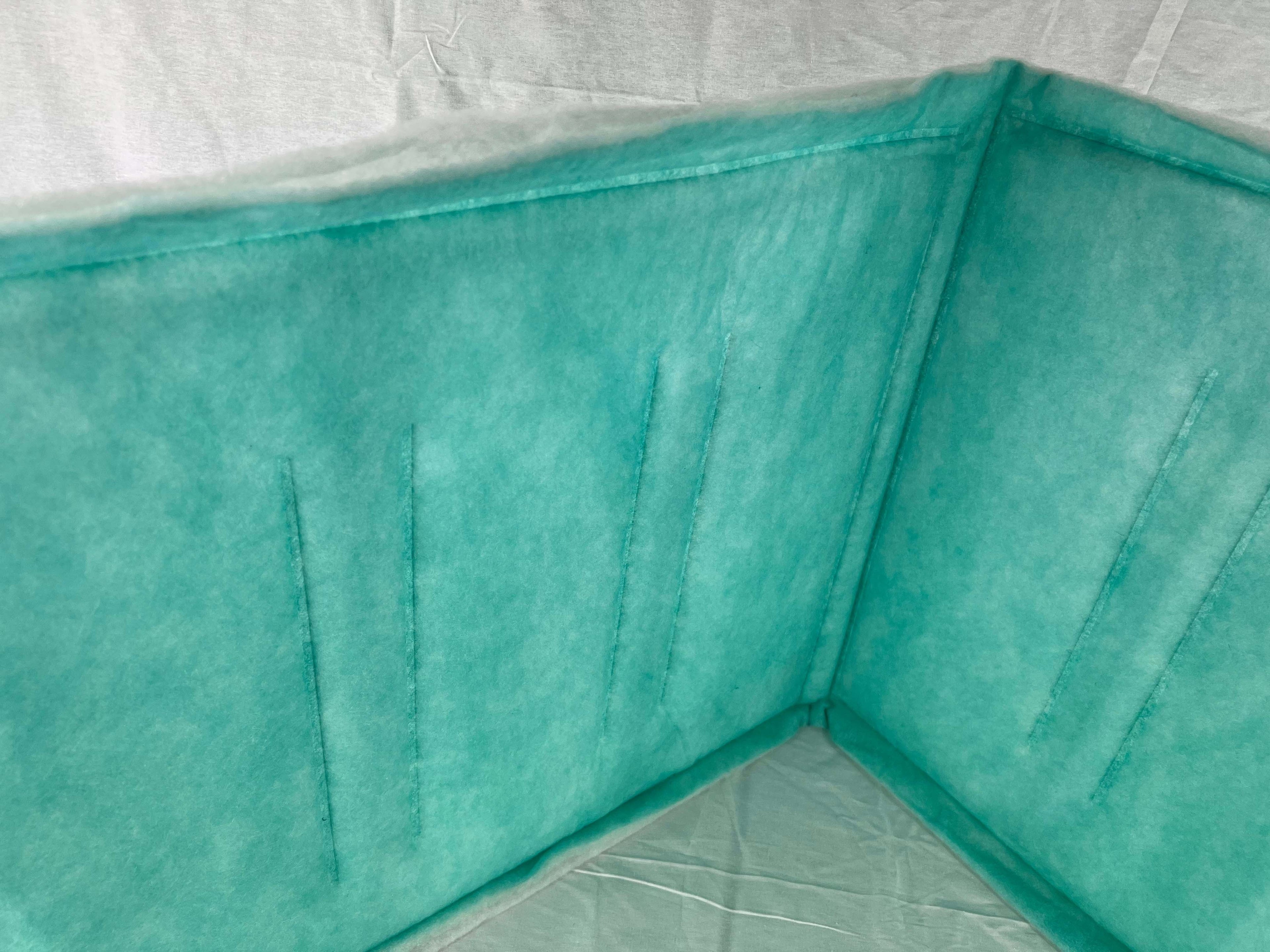 wioboy Paint Spray Booth Tacky Intake Filter Pad 20" x 48" (8 Pack), Series 55 (Internal Wire)
