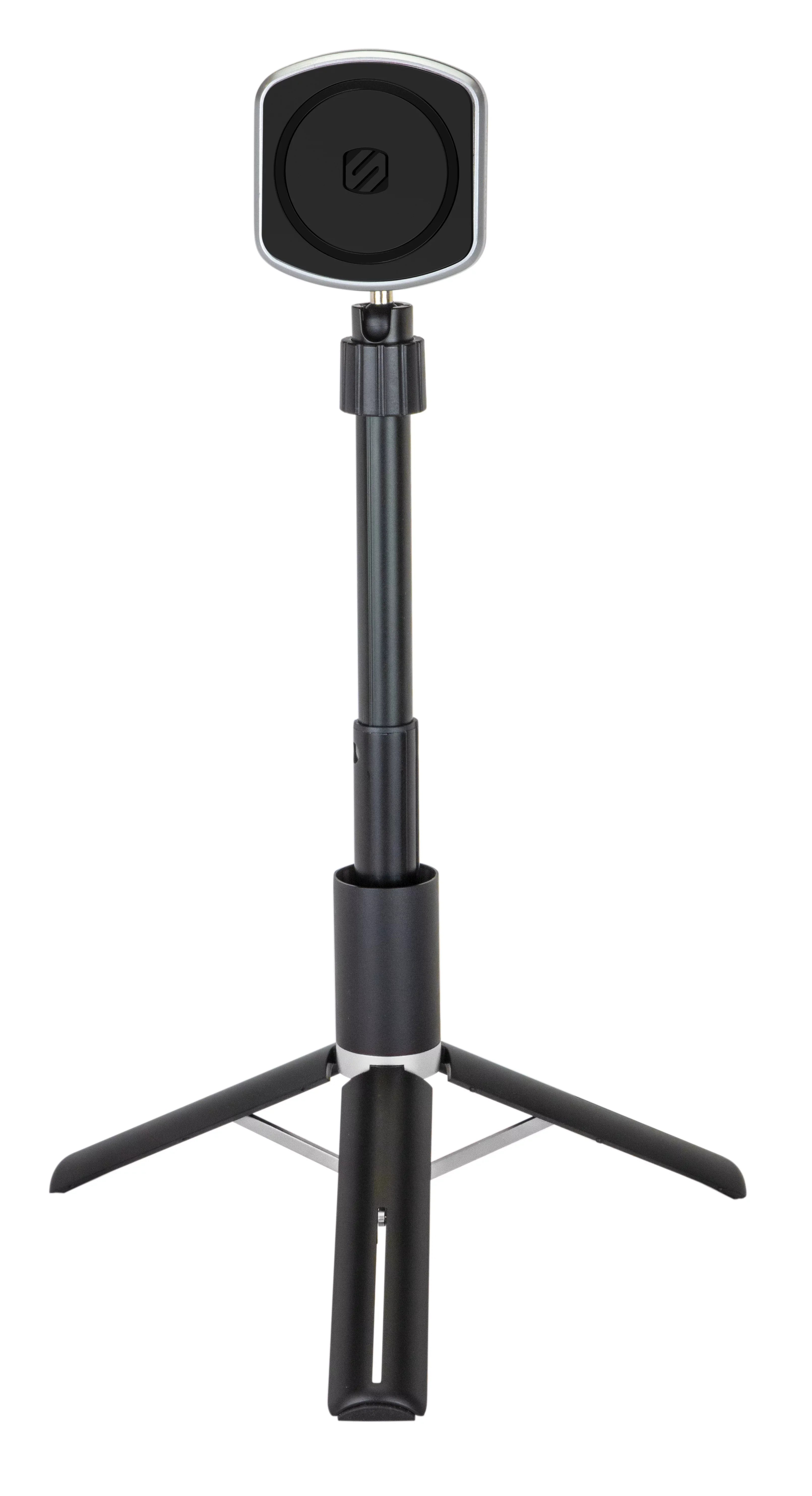 Scosche - MagicMount Pro 2 Tripod/Selfie Stick Phone Mount with Adjustable Arm, Black