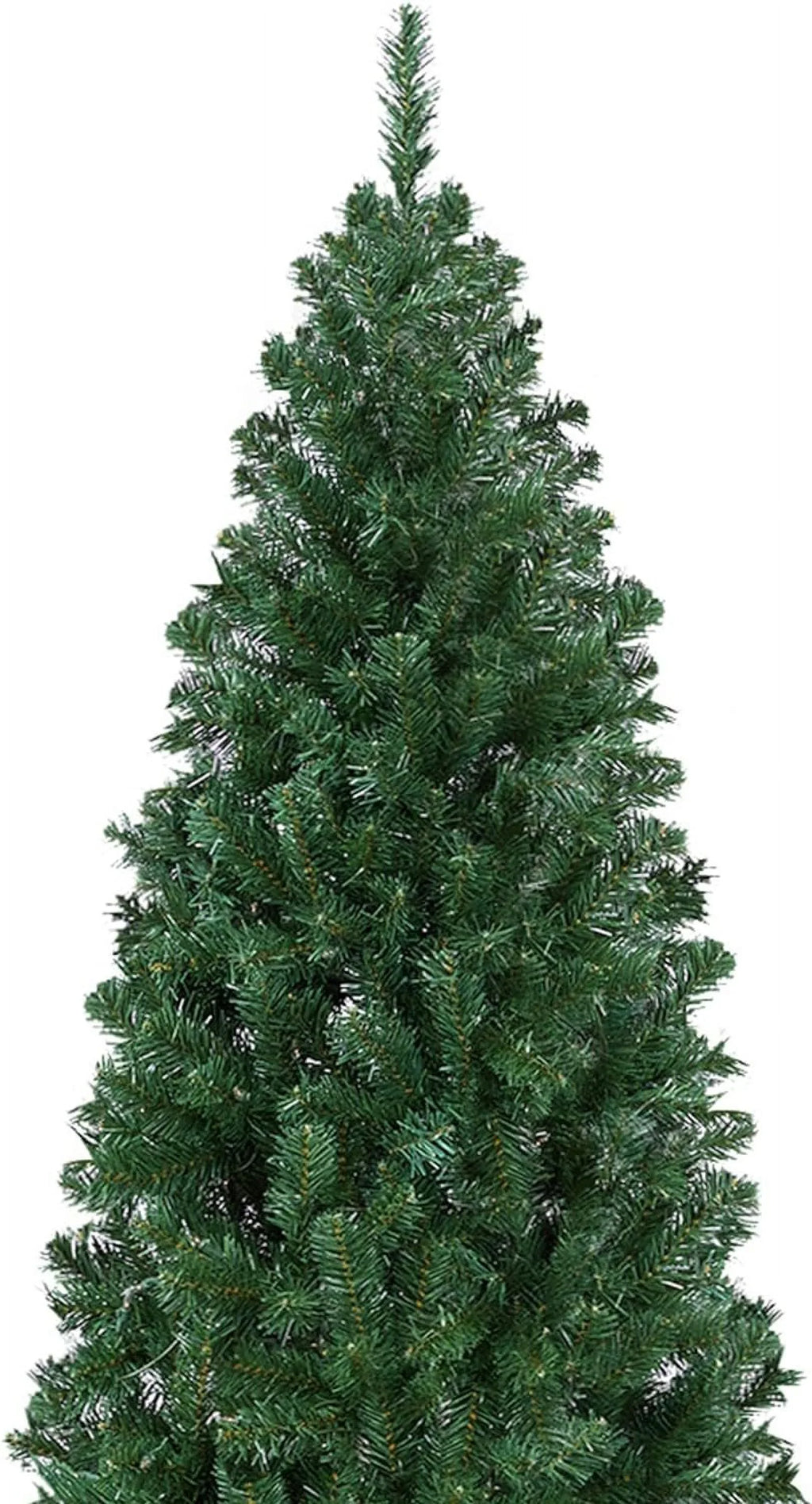 Artificial Christmas Tree Kingswood Fir Pencil Tree Includes Foldable Stand Holiday Decoration Slim Tree, 7.5Ft Green