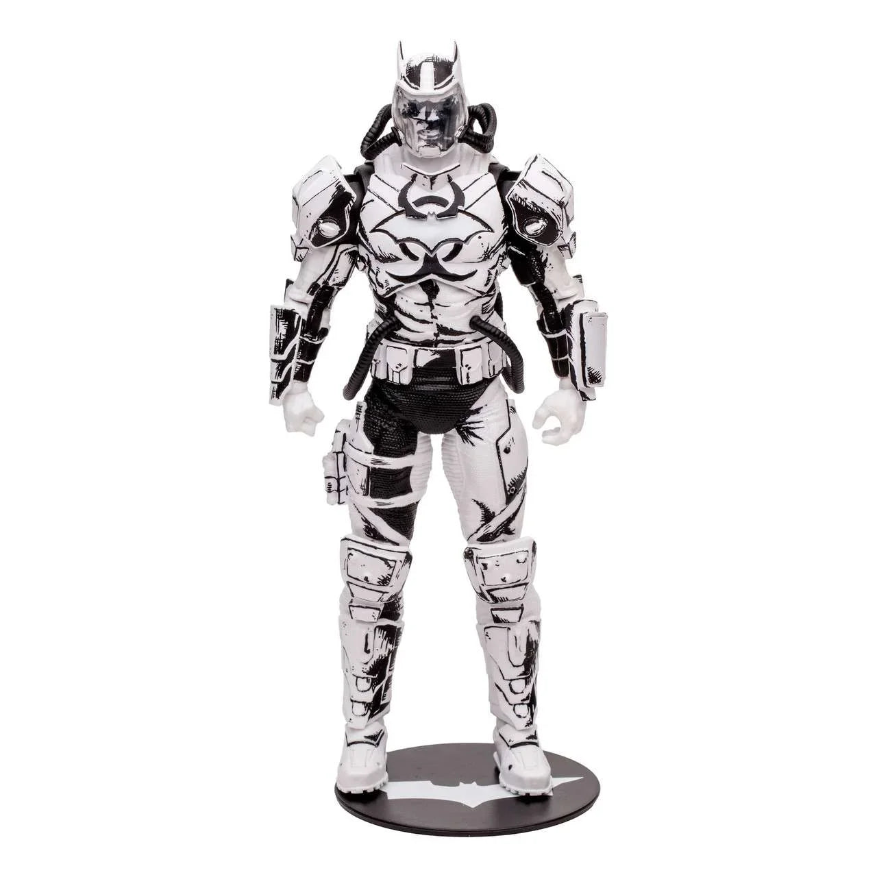 McFarlane  Gold Label Collection Hazmat Suit Batman Action Figure (Sketch Edition, Justice League: The Amazo Virus)