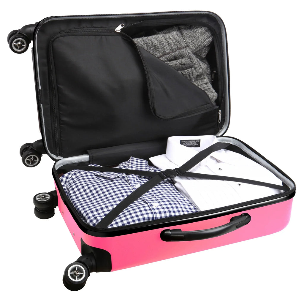 Pink Washington Nationals 21" 8-Wheel Hardcase Spinner Carry-On Luggage