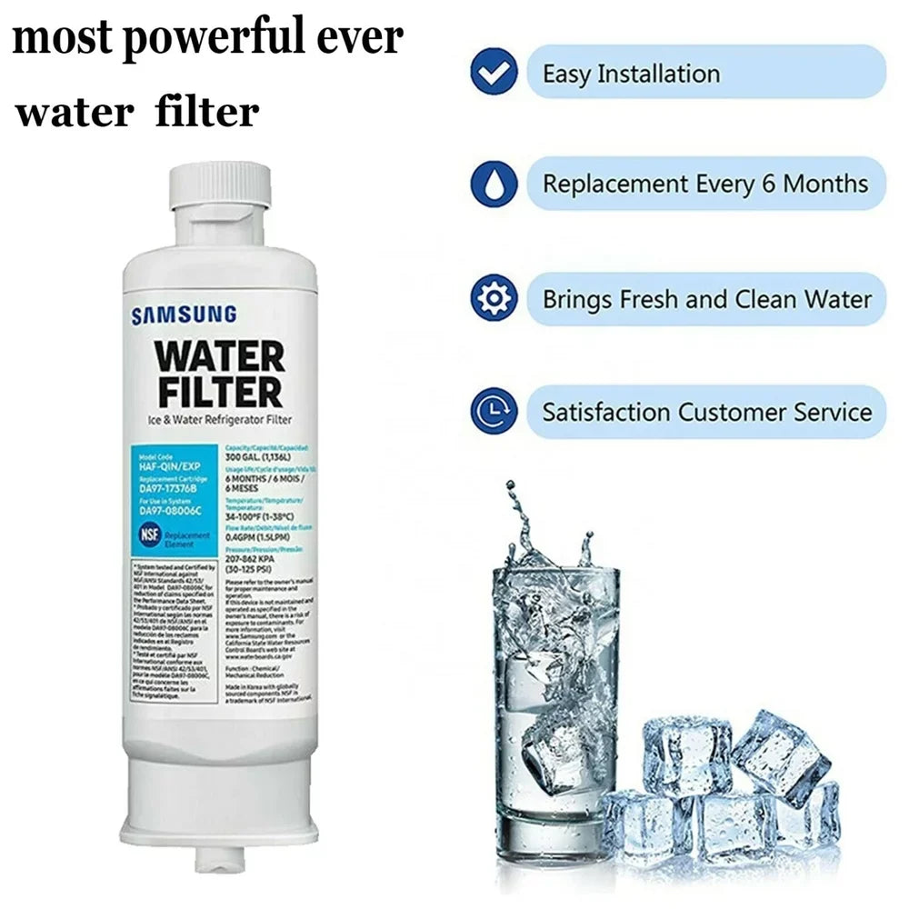 4 Pack Compatible with -17376B, -08006C, -, -/ Refrigerator Water Filter