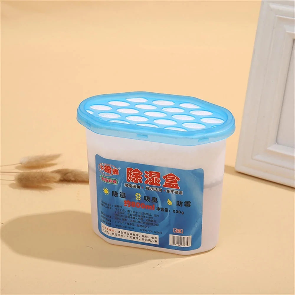5pc 500ml Dehumidifier Internal Moisture-Proof Mold Remover Moisture-Absorbing Moisture-Proof Dehumidifier Wardrobe Room Desiccant Moisture Absorption Box