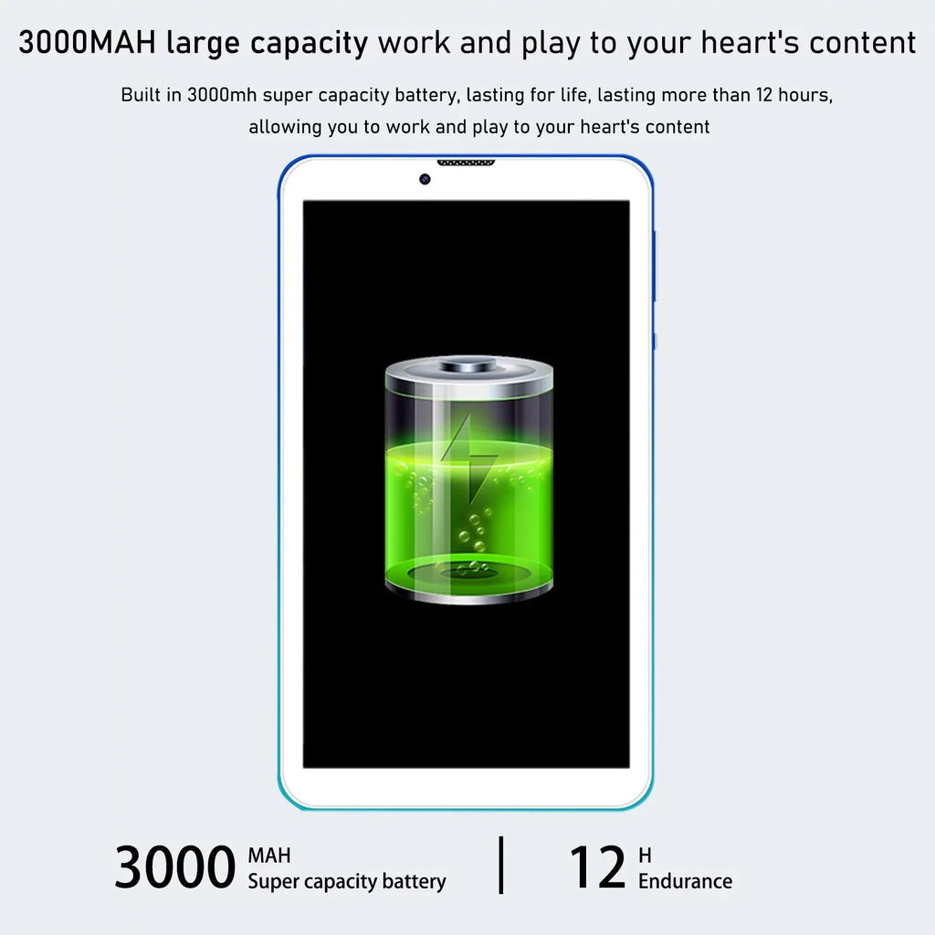 lulshou  7 Inch 8 Core Android Tablet  High Definition Screen WiFi Bluetooth Voice Call Game Video Learning Tablet  Card Communication Function
