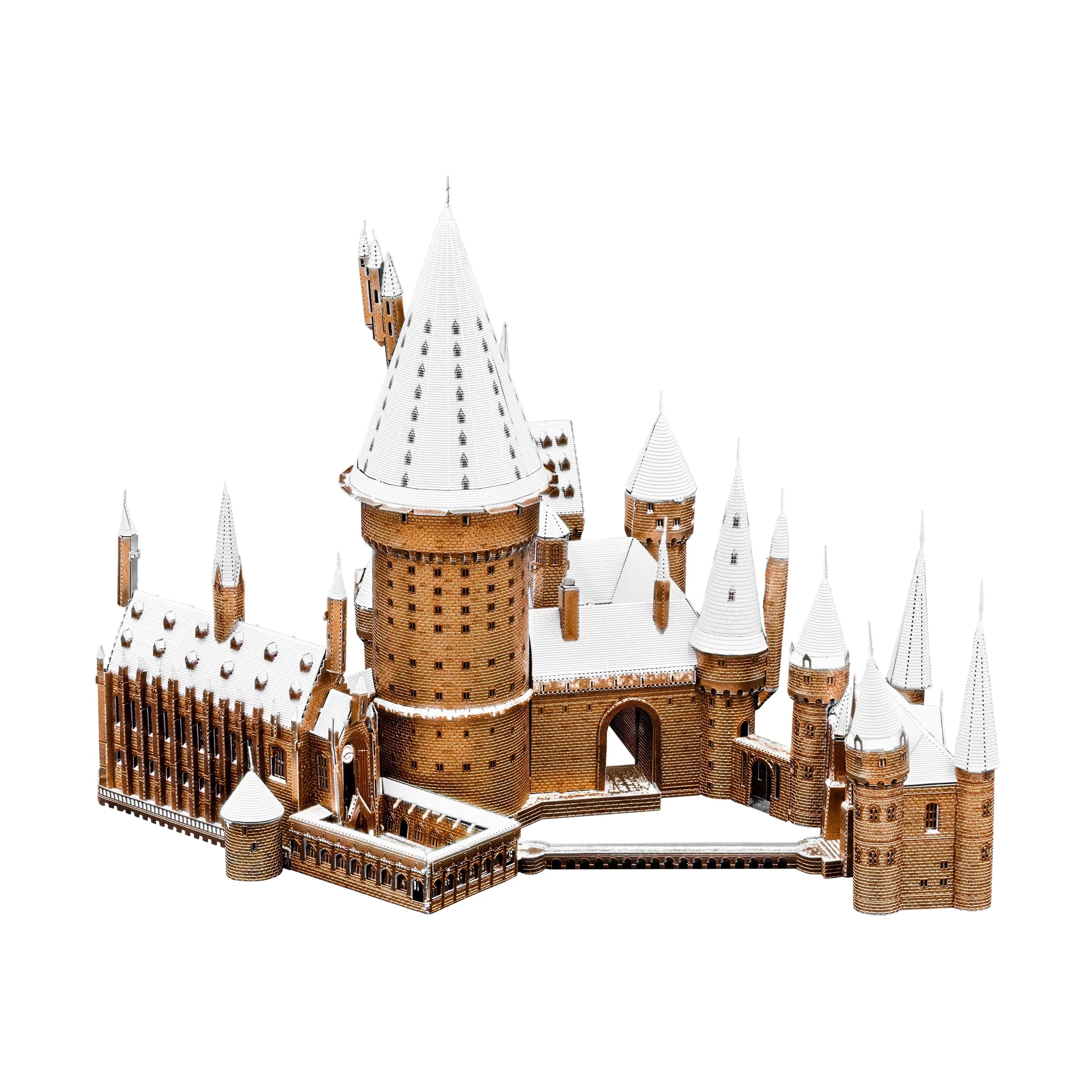 Metal Earth Premium Series  3D Metal Model Kit - Harry Potter Hogwarts in Snow