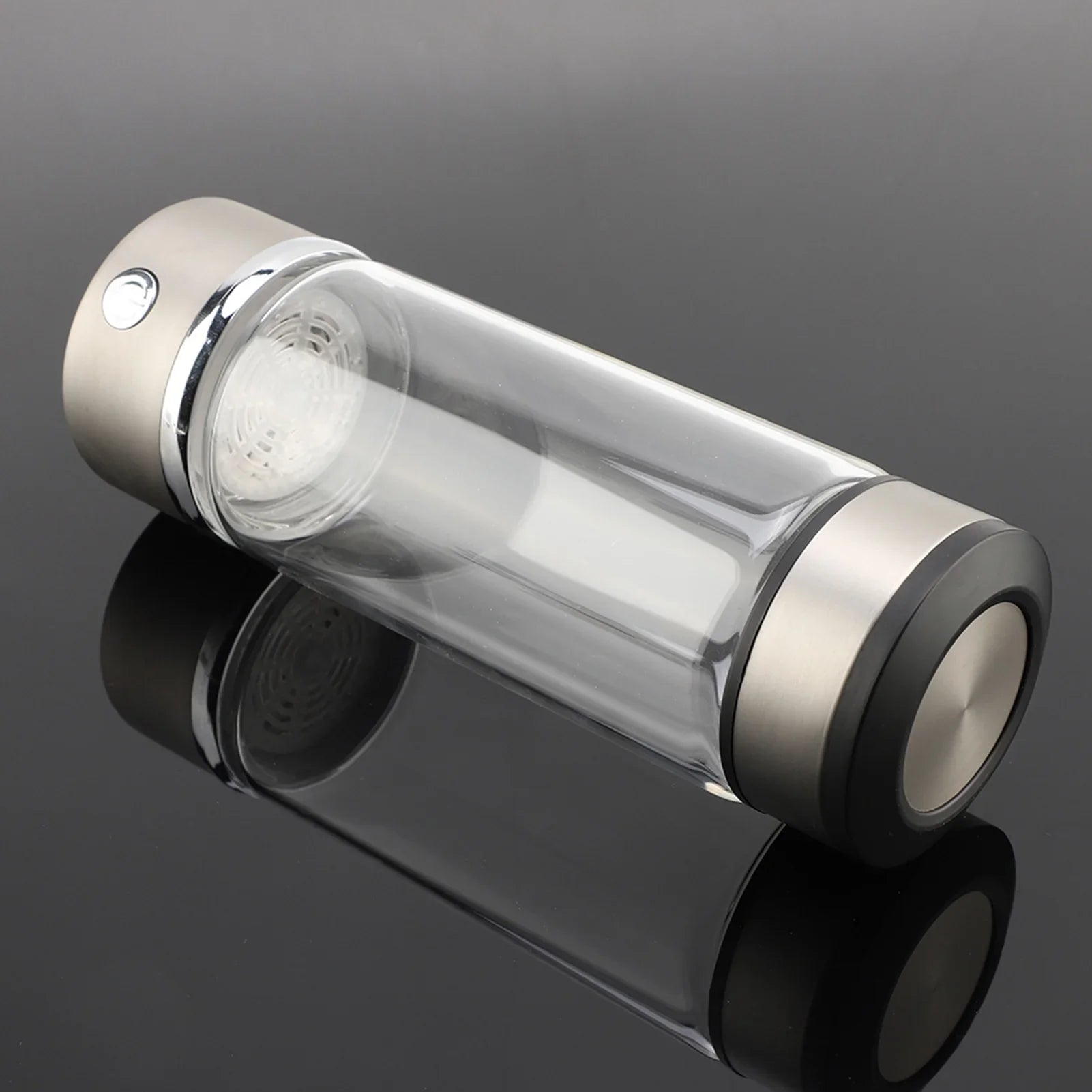 Nikou  Charging Rich Hydrogen Water Purifier Filter Glass Bottle Anti-Skid Portable Lonizer Cup