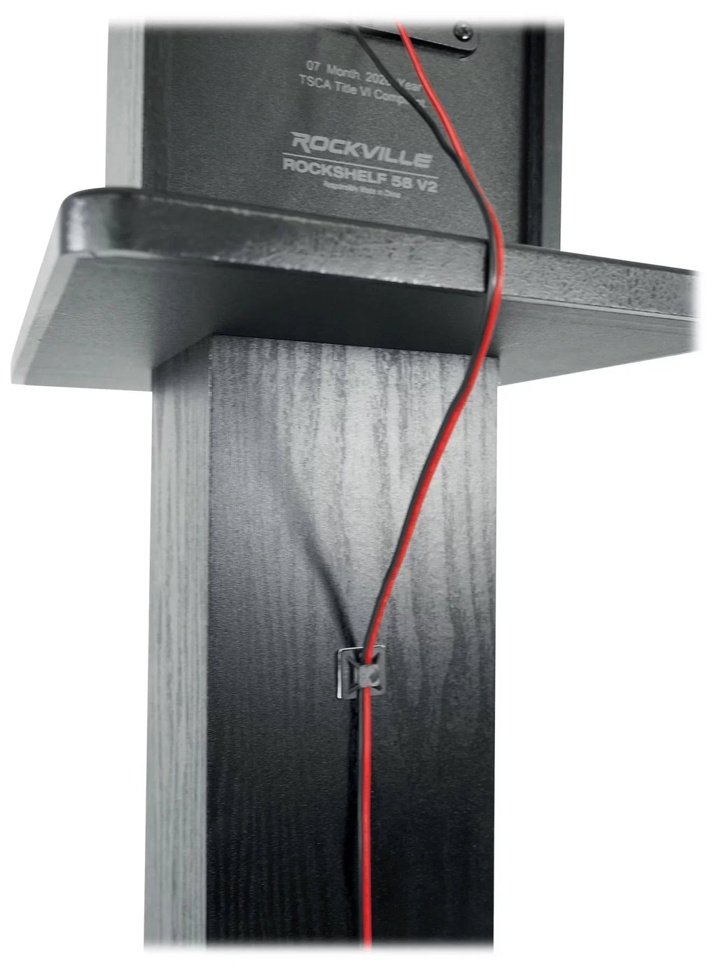 (2) Rockville  8"  Studio Monitor Speakers+28" Black Premium Stands