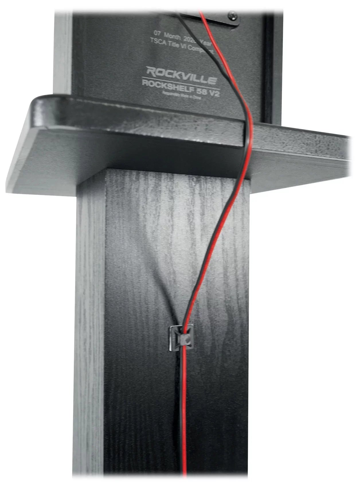 (2) Rockville  8"  Studio Monitor Speakers+28" Black Premium Stands