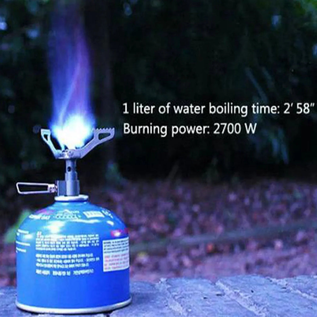 '-3000T Ultra-light Titanium Alloy Camping Stove Gas Stoves Outdoor Cooker
