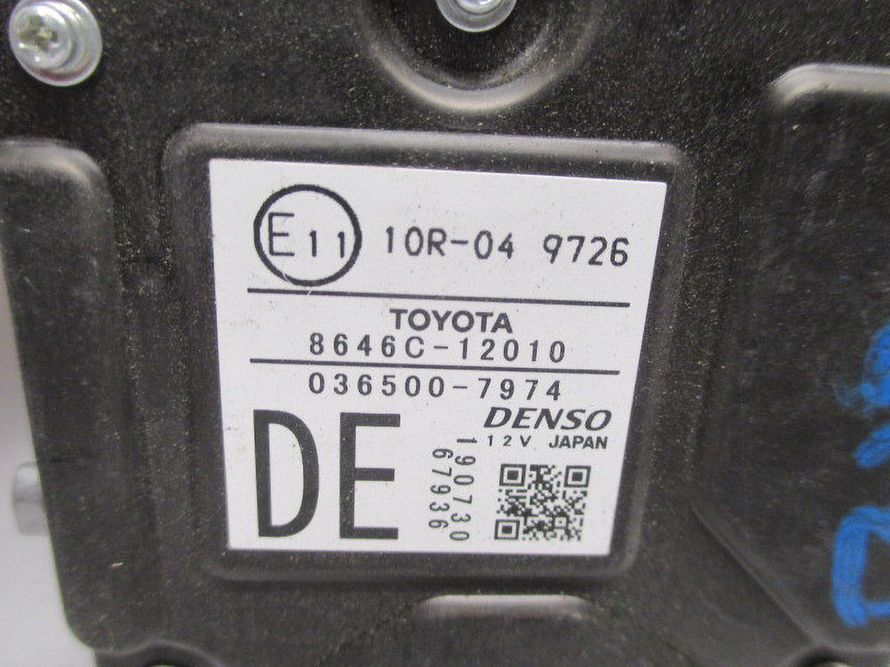 Pre-Owned 2020 2021 2022 2023 Toyota Corolla Lane Departure Camera Windshield Mount  (Good)