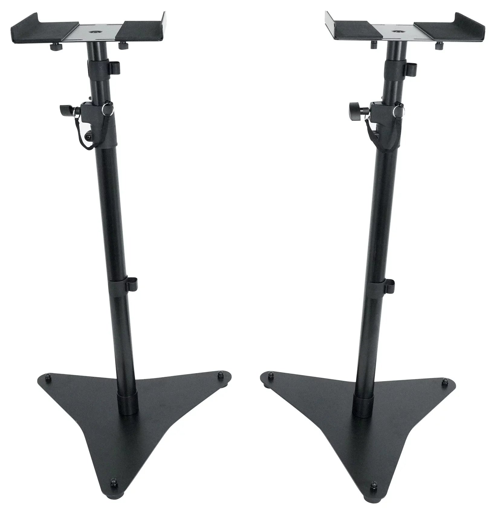 Rockville  Pair Studio Monitor Bookshelf Speaker Stands w/Adjustable Height