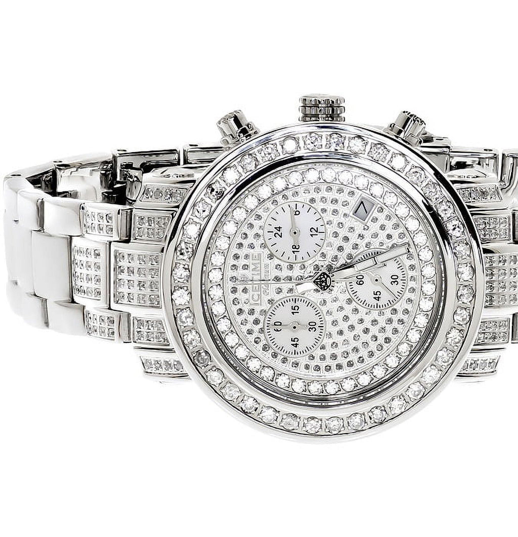 Ladies White Icetime Platinum Diamond Watch  01(3 ct)