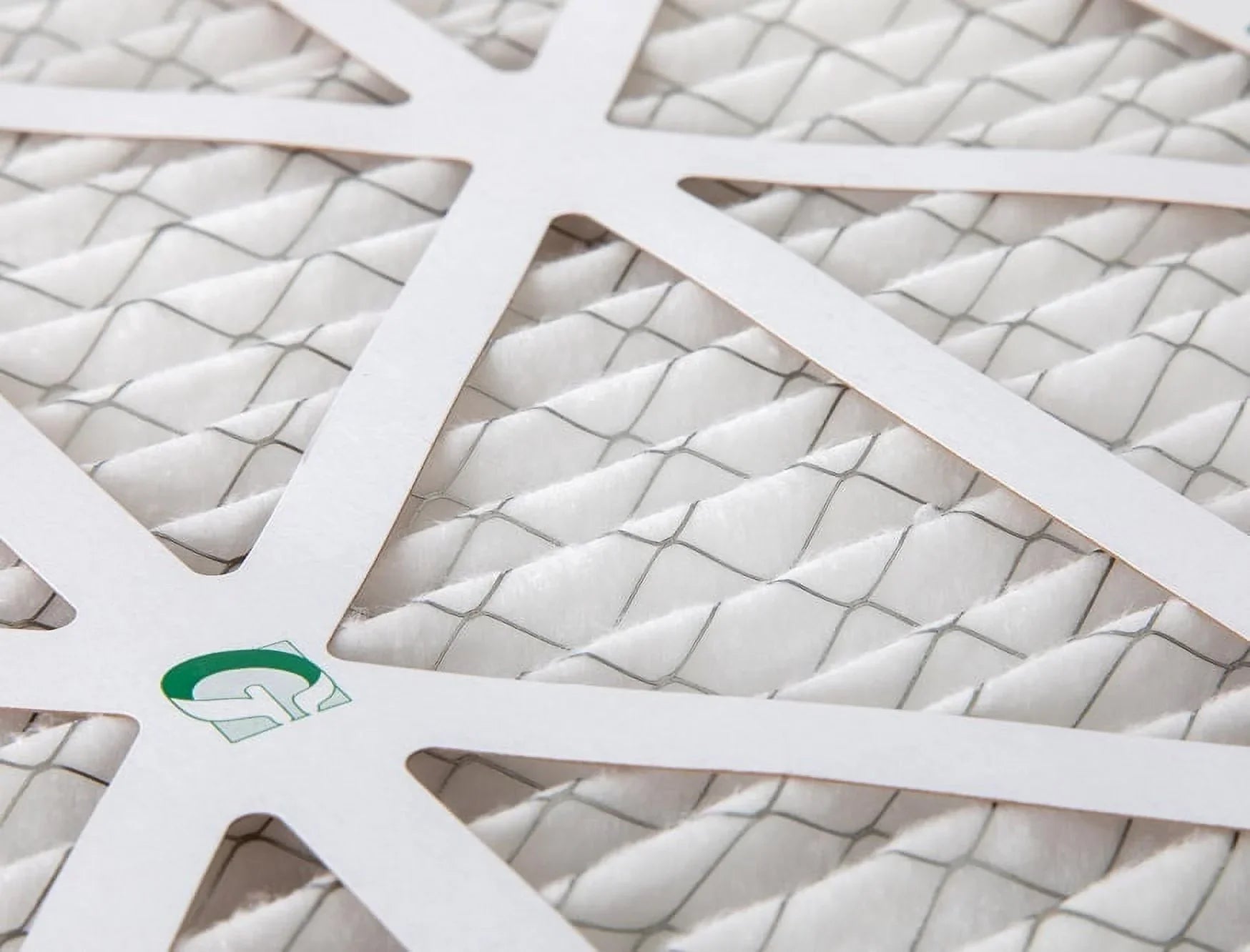 12 Pack of 15x20x1  10 Pleated Air Filters by Glasfloss. Actual Size: 14-1/2 x 19-1/2 x 7/8