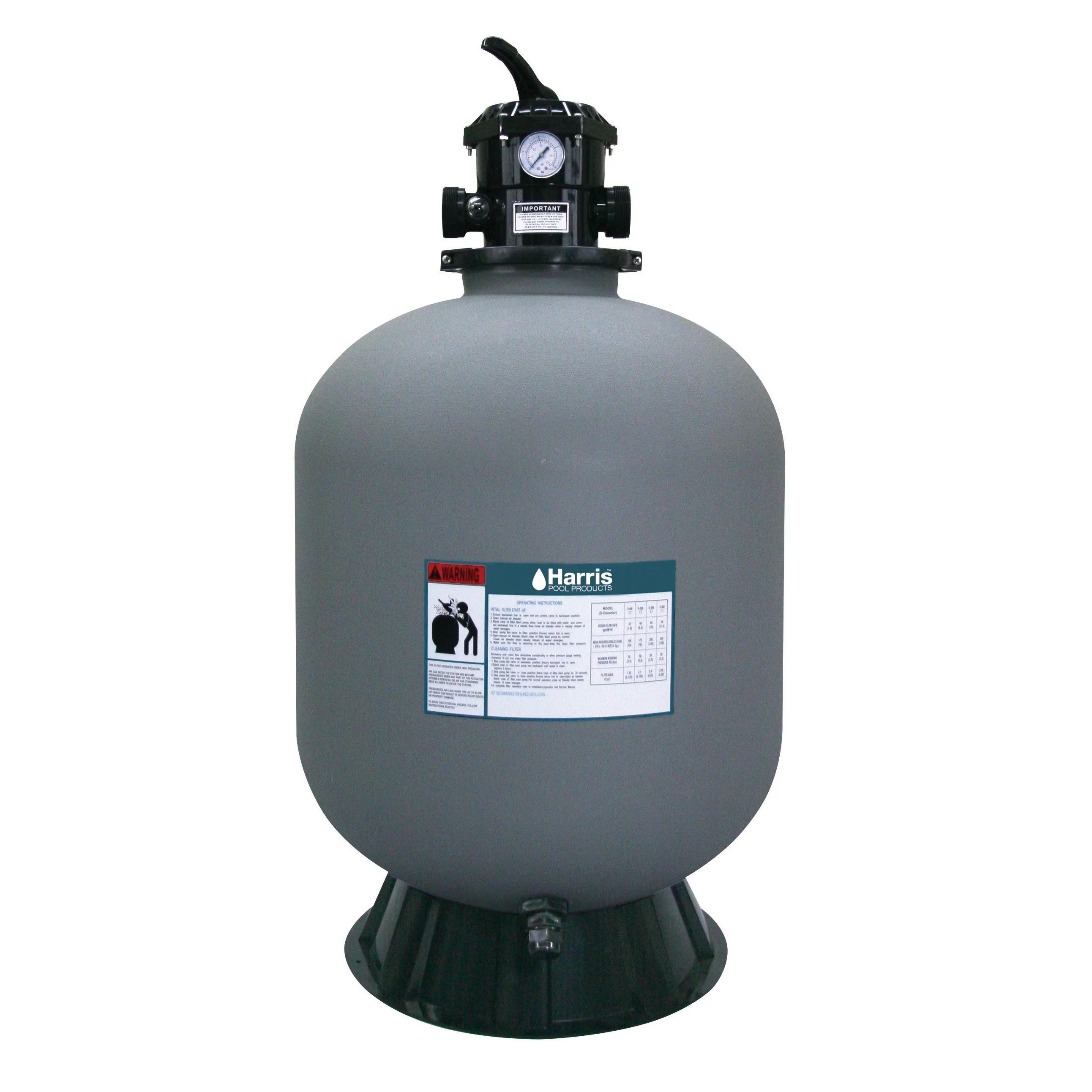 Harris  Vortex 24 inch Above Ground Sand Filter Tank