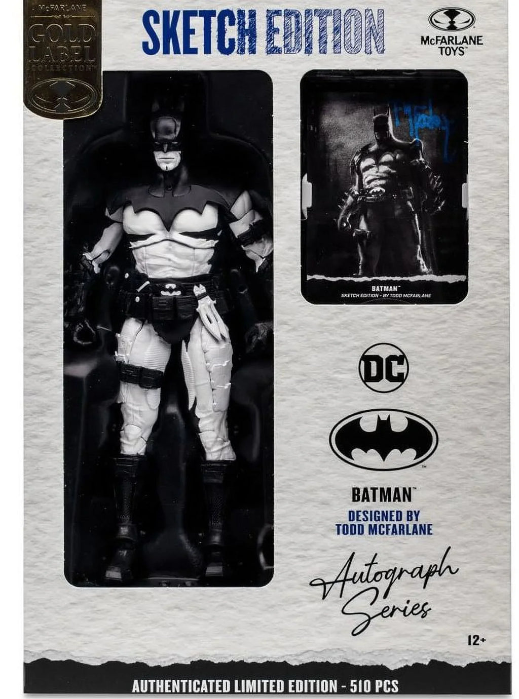Multiverse Batman Sketch Edition Gold Label 7" Action Figure  Exclusive