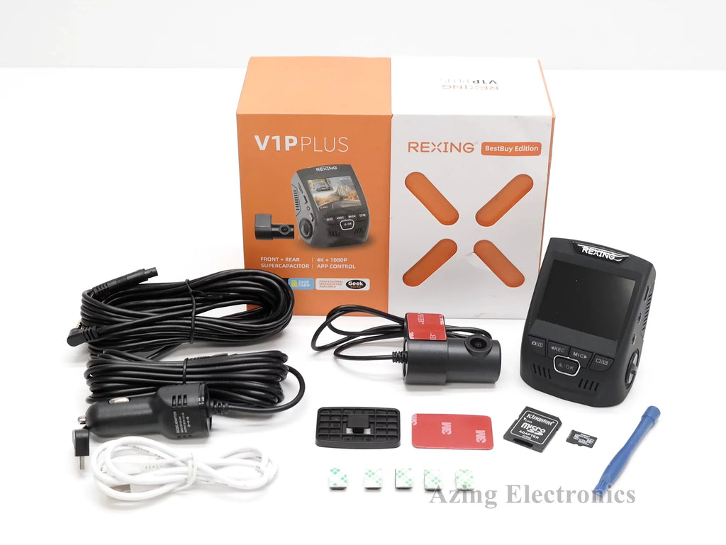 Used Rexing  Plus -- 4K  Front and Rear Dash Cam   Grade
